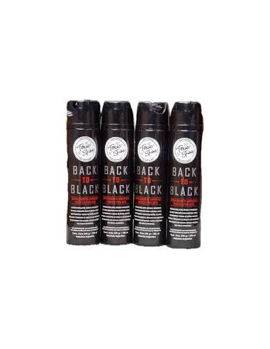 AER-BBLACK - AEROSOL REVITALIZADOR SPUERFICIES PLASTICAS PARA AUTO. ACABADO BRILLANTE LARGA DURACION 390ml. TOXIC SHINE