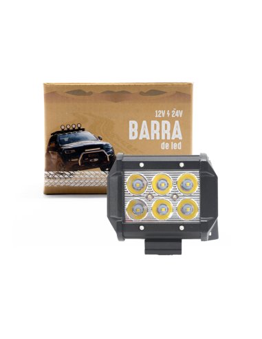 BAR18EPI - FARO LED DE 6 LEDS CUADRADO