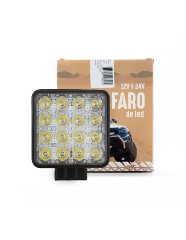 FARO LED UNIVERSAL CUADRADO - 16 LEDS