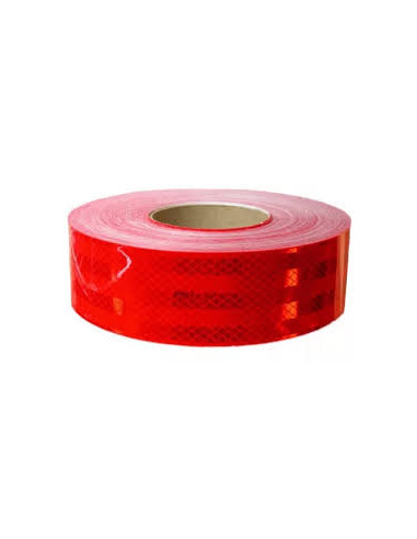 REFLECTIVA7R - CINTA REFLECTIVA TRASERA ROJA 7.5CM X 45M