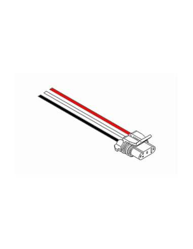 R025.1 - CONECTOR ELECTRONICO BIPOLAR CON 3 CABLES R/A/N