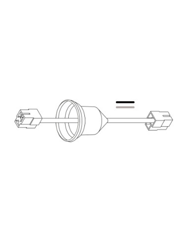 R026NEGR - CHIPOTE UNIPOLAR COMPLETO CON CAPUCHON