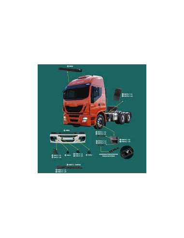 30344I - MOLDURA DE OPTICA (IZQUIERDA) IVECO STRALIS 200